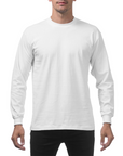 Heavyweight Cotton Long Sleeve Crew Neck T-Shirt