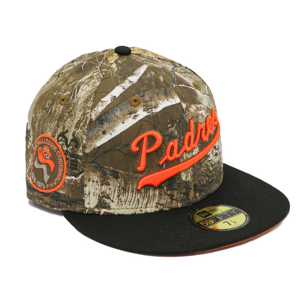 NewEra 59Fifty San Diego Padres Real Tree Fitted Hat – Caliwearsd