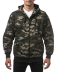 Pro Club Men's Heavyweight Full Zip Fleece Hoodie