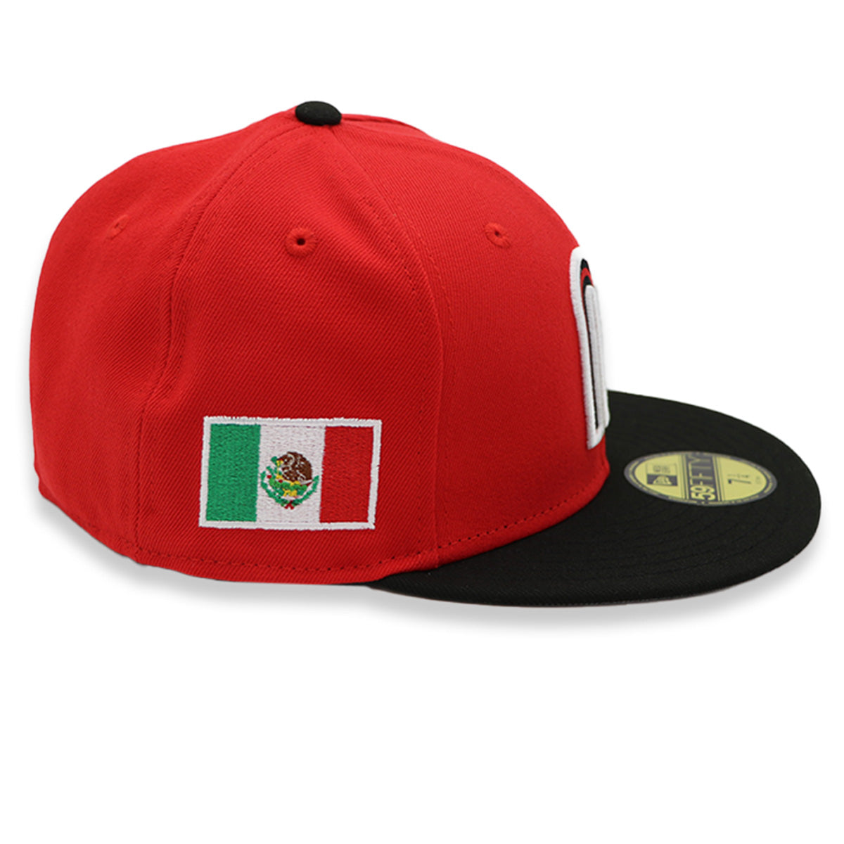 Mexico New Era 59Fifty 2-Tone Red/Black Aztec Calendar Fitted Hat