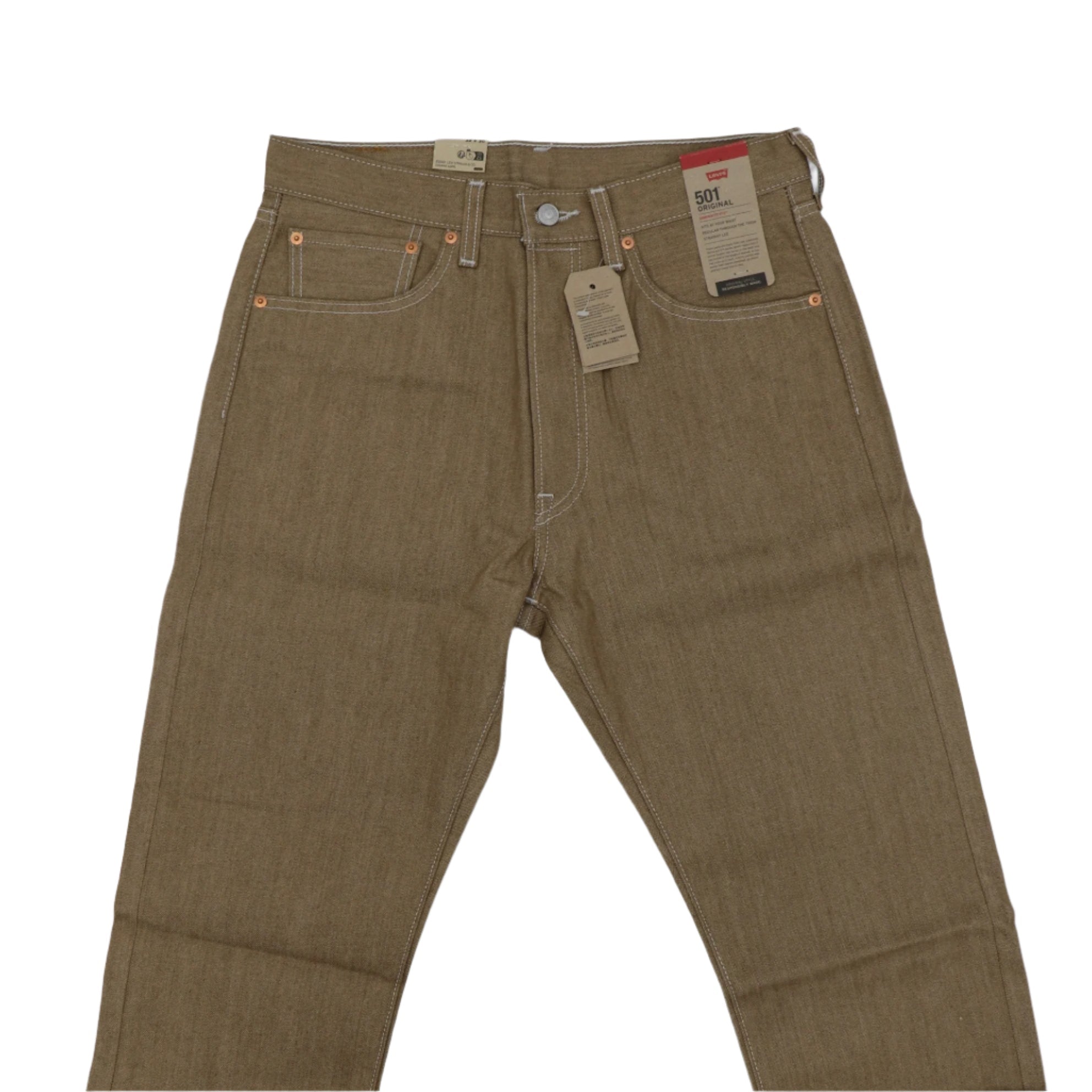 Levi's Men's 501 Shrink To Fit Original Fit Brown 005012512