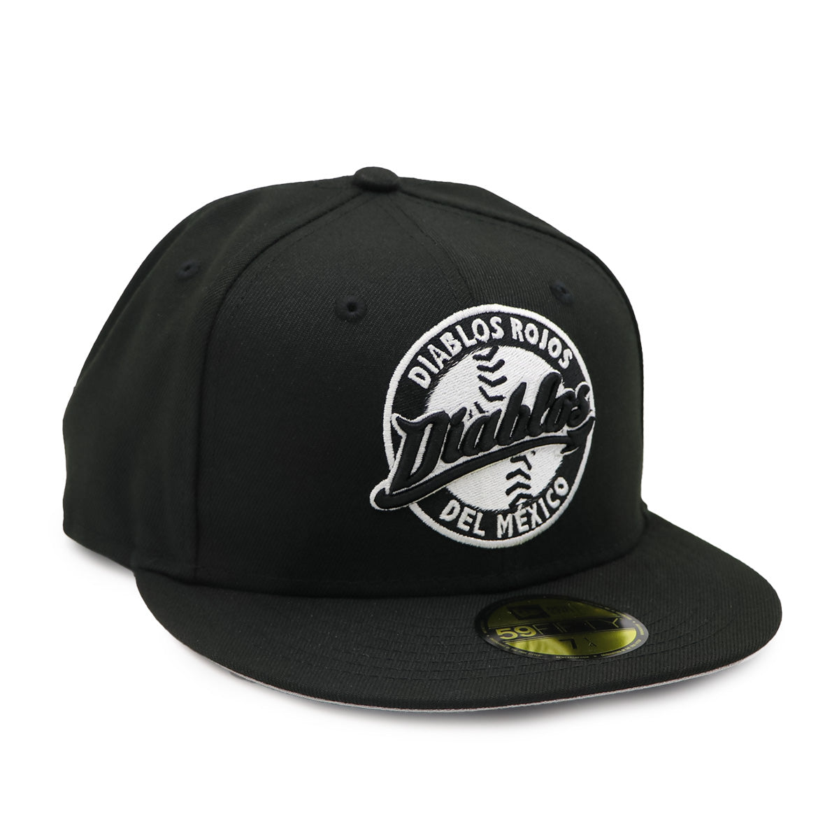 New Era 59Fifty Diablos Rojos Del Mexico LMB Hat Black and New Era 59Fifty Diablos Rojos Del Mexico LMB Hat Black and