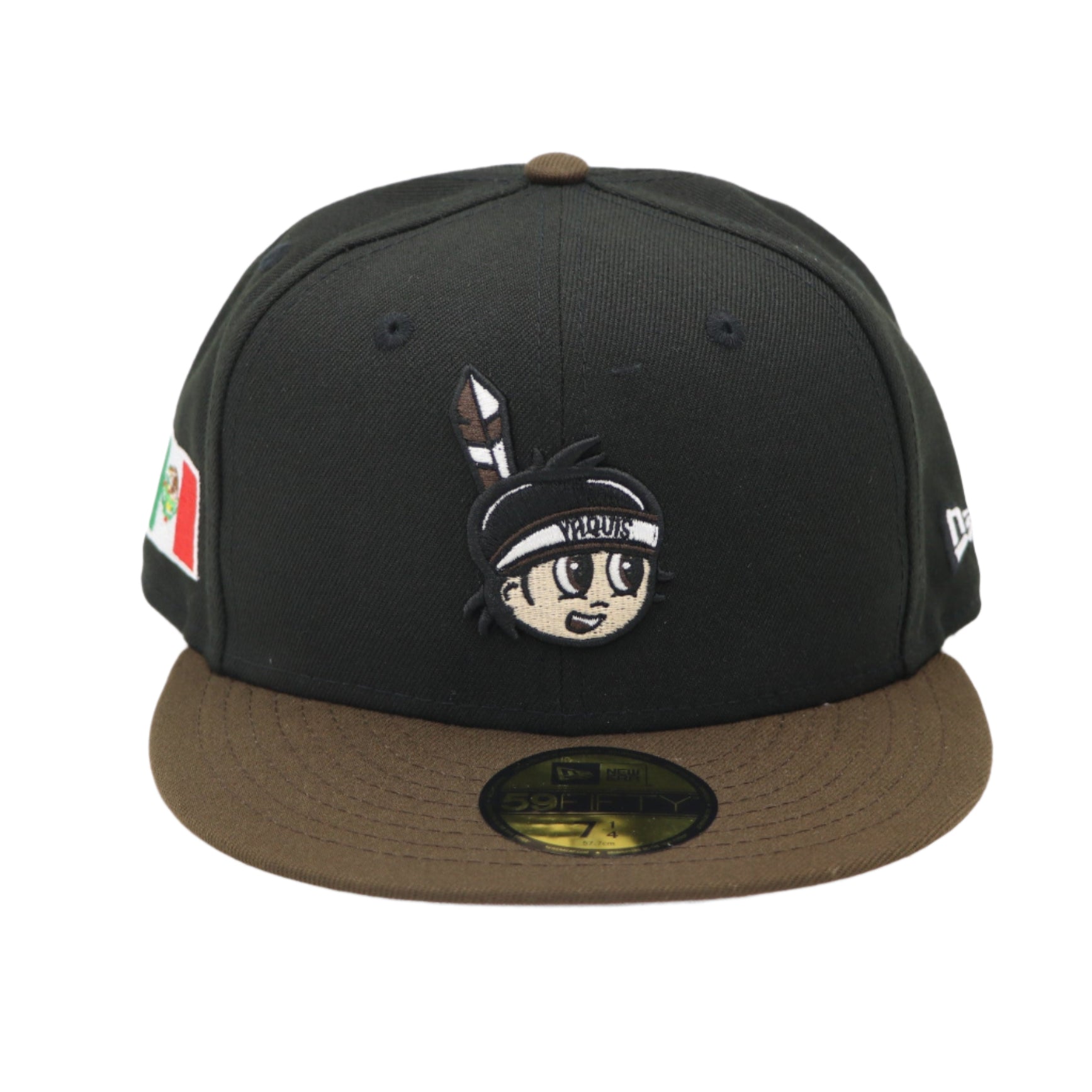 New Era 59Fifty Yaquis de Obregon Fitted Black and Brown Hat