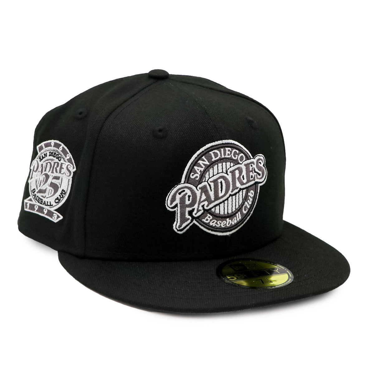 New Era 59Fifty MLB San Diego Padres Vintage Logo 25th Anniversary