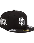 San Diego Padres Black 59FIFTY Fitted Hat