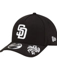 San Diego Padres Black 9FORTY Adjustable Hat