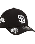 San Diego Padres Black 9FORTY Adjustable Hat