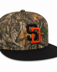 San Diego Padres Realtree Edge Black/Orange 9FIFTY Snapback Hat