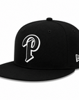 San Diego Padres Black/White 9FIFTY Snapback Hat