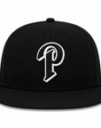 San Diego Padres Black/White 9FIFTY Snapback Hat