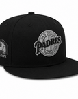 San Diego Padres Black/Gray Petco 9FIFTY Snapback Hat