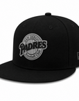 San Diego Padres Black/Gray Petco 9FIFTY Snapback Hat