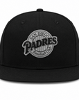 San Diego Padres Black/Gray Petco 9FIFTY Snapback Hat