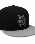 New Era San Diego Padres Black/Grey 59FIFTY Fitted Cap
