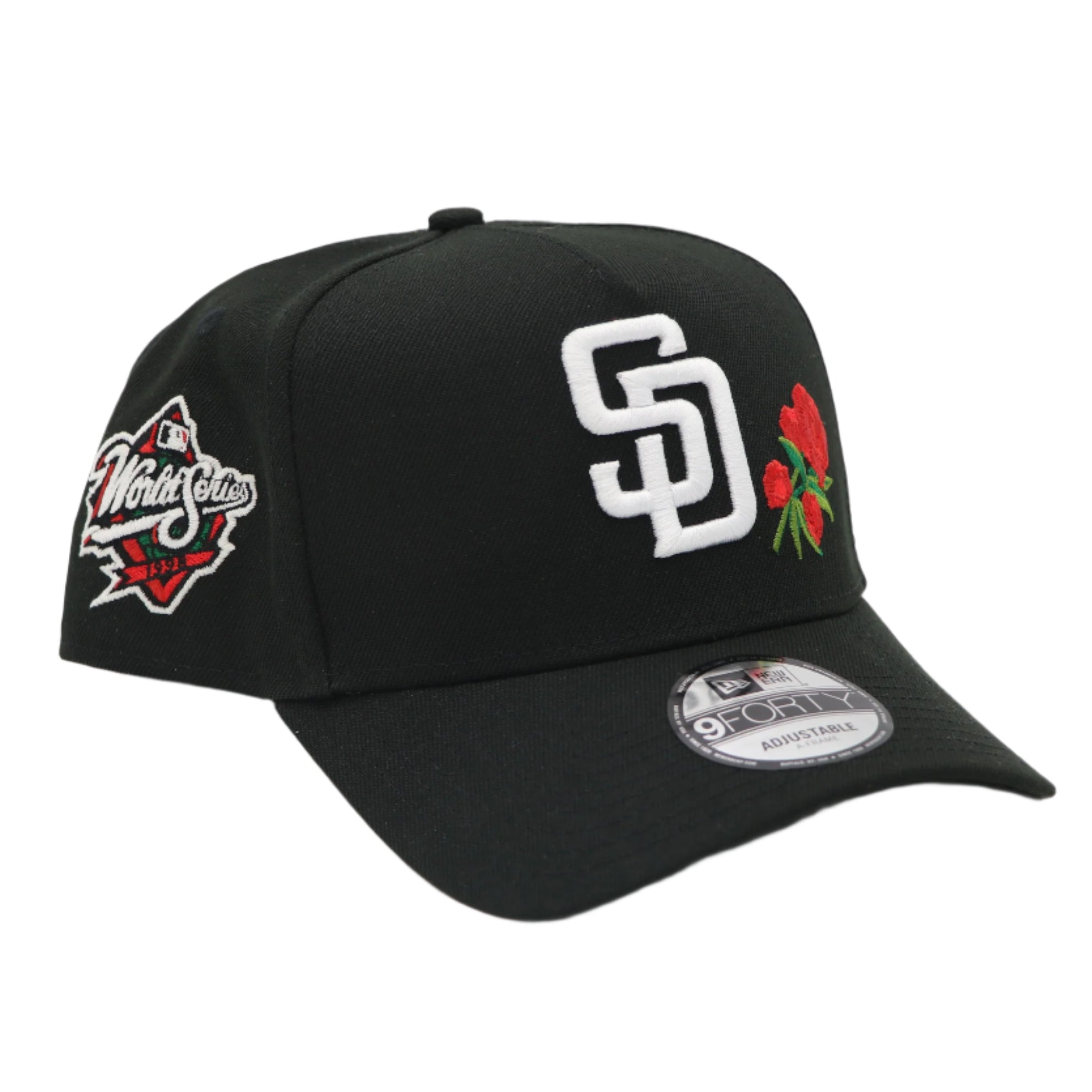 NewEra 9Forty San Diego Padres A-Frame Black with Red Roses