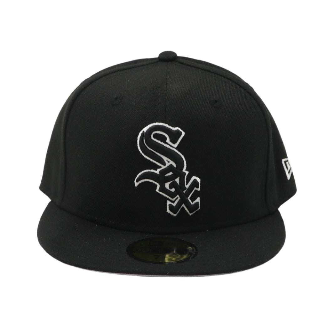 off-white ニューエラ　キャップ 黒 7 3/8 White sox New Era 59Fifty Chicago White Sox Black Authentic On-Field Outline