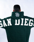 PADRES Wingspan M Drop Shoulder FOREST GREEN Hoodie Over Size V2