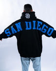 San Diego Padres Wingspan Drop Shoulder over size Hoodie V2