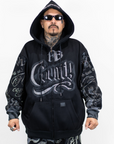 FB County Rhinestone Tatted up Hoodie
