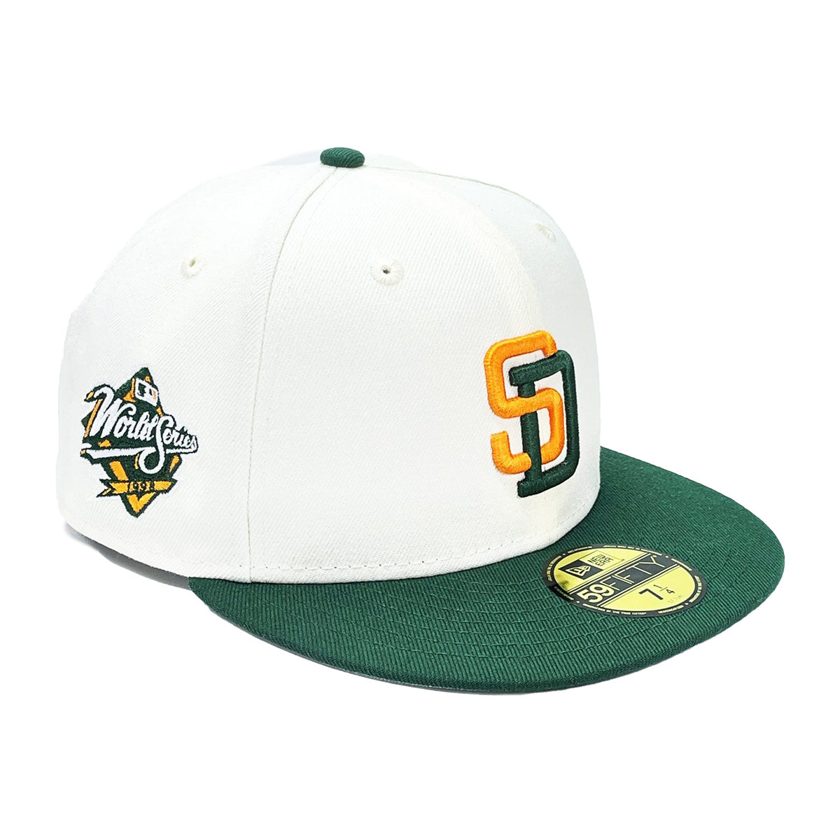 Brown San Diego Padres Curved Brim Gray Bottom 1998 World Series Side Patch New Era 9Fifty A-Frame Snapback