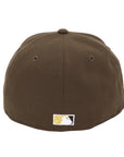 59FIFTY Atlanta Braves Walnut Metallic Gold Fitted Cap