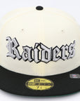 New Era 59Fifty Raiders Super Bowl Champions Fitted Hat-Cream-Black