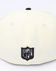 New Era 59Fifty Raiders Super Bowl Champions Fitted Hat-Cream-Black