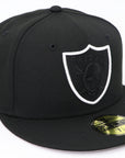 Raiders Black 59FIFTY Fitted Cap by New Era