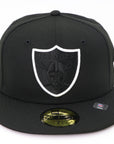Raiders Black 59FIFTY Fitted Cap by New Era