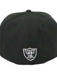 Raiders Black 59FIFTY Fitted Cap by New Era