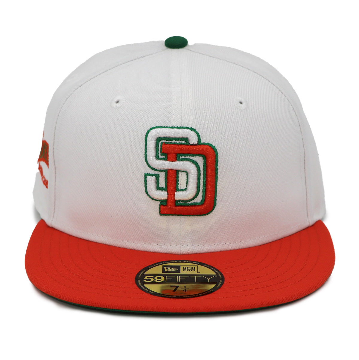 NewEra 59Fifty San Diego Padres 2-Tone Chrome/Red Fitted Hat