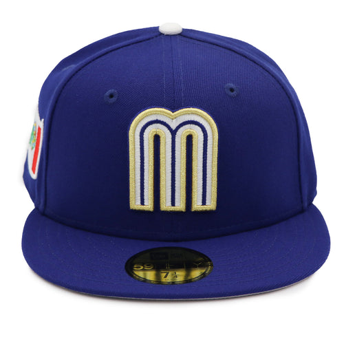 Mexico NewEra 59Fifty WBC 2-Tone Blue Fitted Hat