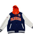 San Diego Padres Hooded Varsity Jacket – Navy, Cream & Orange