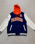 San Diego Padres Hooded Varsity Jacket – Navy, Cream & Orange