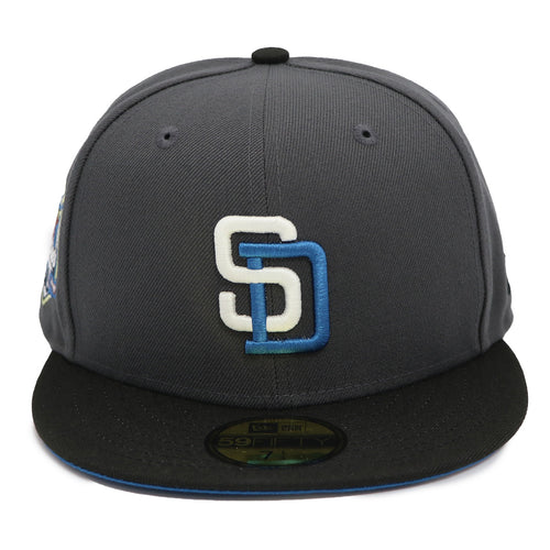 NewEra 59Fifty San Diego Padres 40th Ann. Blue 2-Tone Grey/Black Fitted Hat