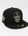 San Diego Padres Sugar Skull World Series1998 Fitted Hat – Black