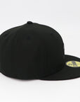 San Diego Padres Tonal Swinging Friar Black Fitted Hat