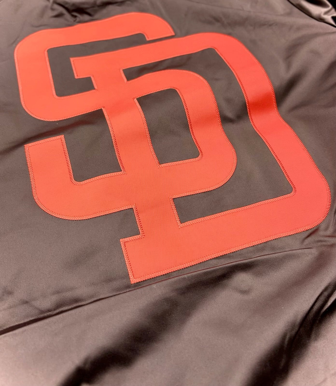 San Diego Padres Satin Varsity Jacket | Mitchell & Ness | CaliWear
