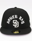 San Diego Padres “South Bay” Fitted Hat – New Era 59FIFTY Black