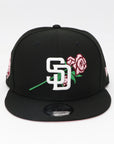 San Diego Padres Rose Snapback Hat – New Era 9FIFTY Black under brim Pink
