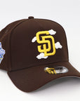 San Diego Padres Cloud Logo Adjustable Hat – New Era 9FORTY Brown