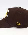 San Diego Padres Cloud Logo Adjustable Hat – New Era 9FORTY Brown