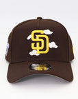 San Diego Padres Cloud Logo Adjustable Hat – New Era 9FORTY Brown