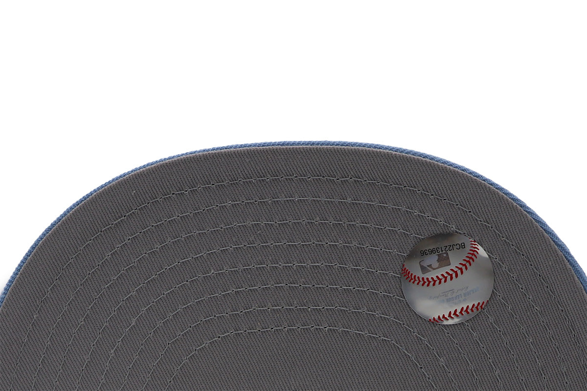 59Fifty LA Dodgers Script Light Blue