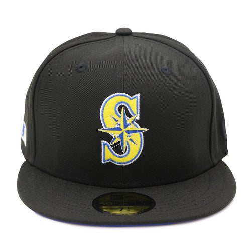 NewEra 59Fifty Seattle Mariners Black Fitted Hat