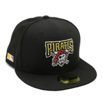 NewEra 59Fifty Pittsburgh Pirates MLB Side Black Fitted Hat