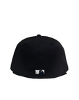 New Era 59Fifty San Diego Padres Swinging Friar Logo With 40th Anniversary Side Patch Black/Platinum
