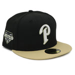 NewEra 59Fifty Padres P 2-Tone Black/Beige Fitted Hat