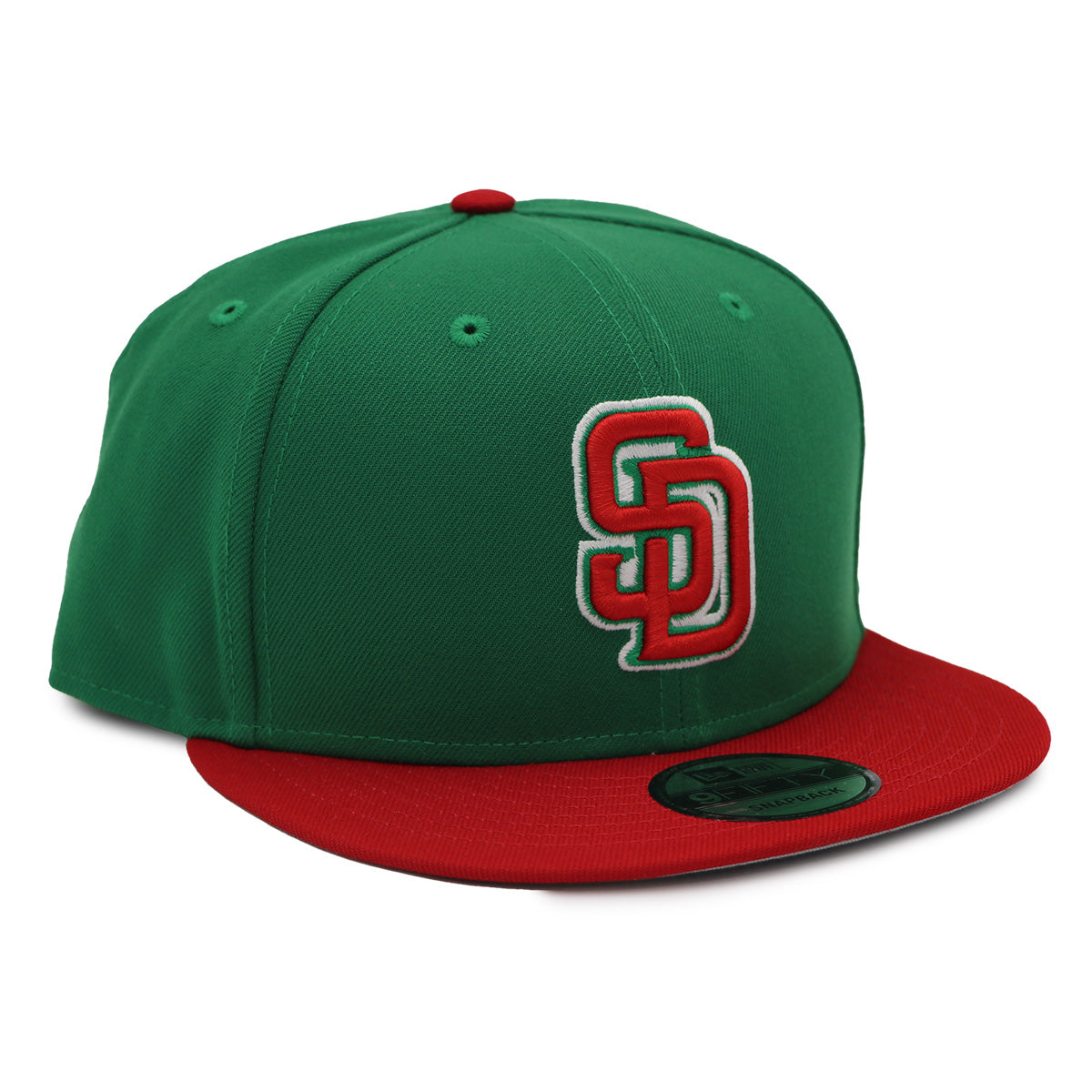 NewEra 9Fifty Padres Green/Red Snapback