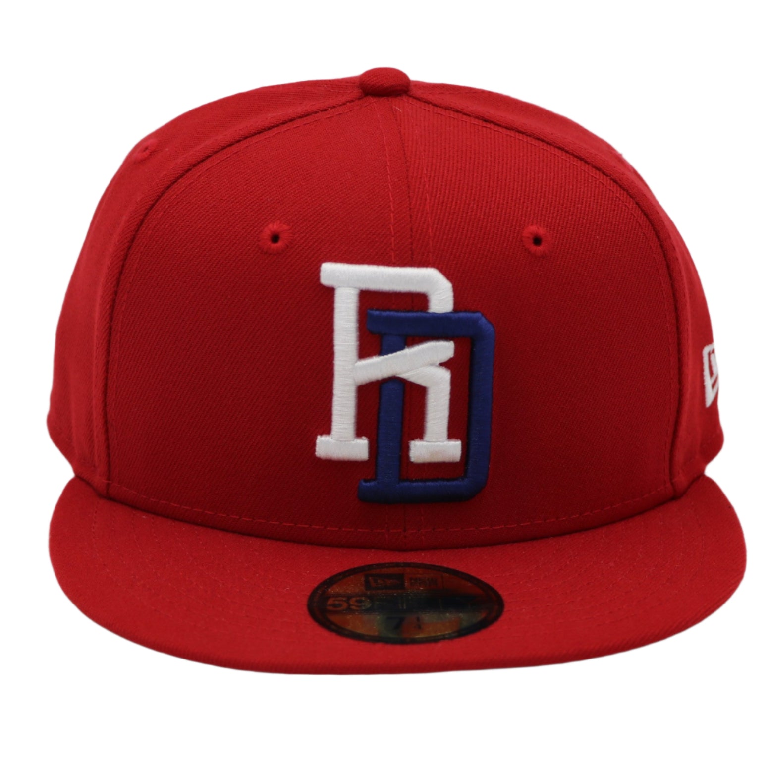 New Era 59Fifty Dominican Republic Fitted Hat 3 Colors Available Red Royal and Stone
